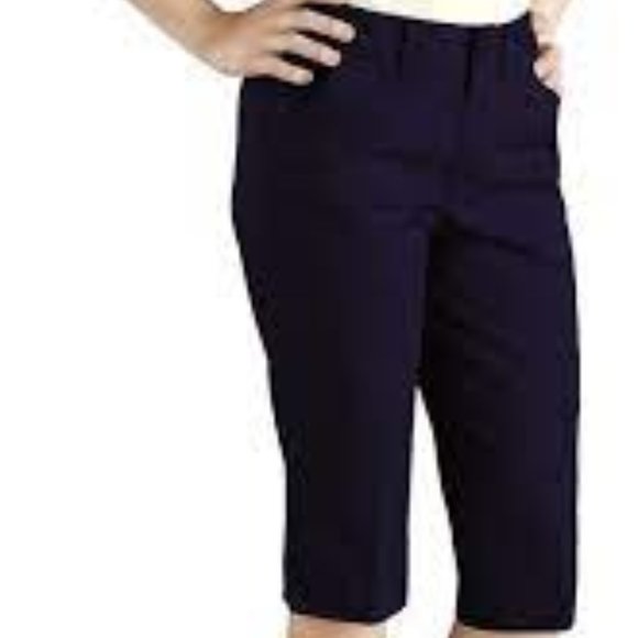 Dickies KR750 Girls Capris-Black - Picture 1 of 3